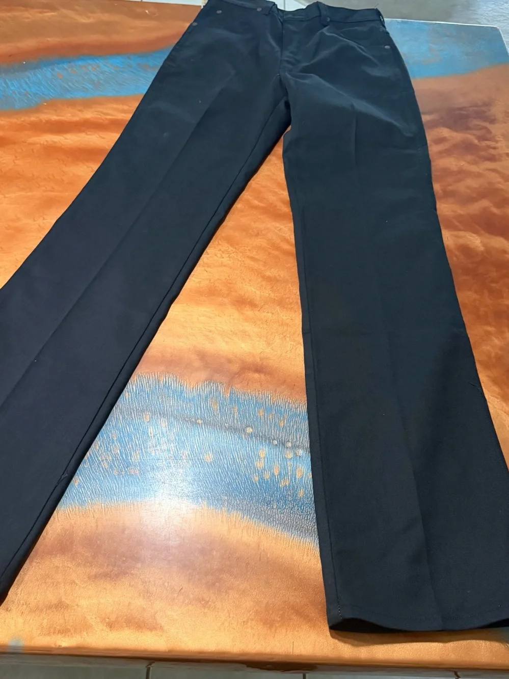 VTG Jantzen Super Stretch Jeans Black Straight Leg Deadstock NWT Size 31 USA